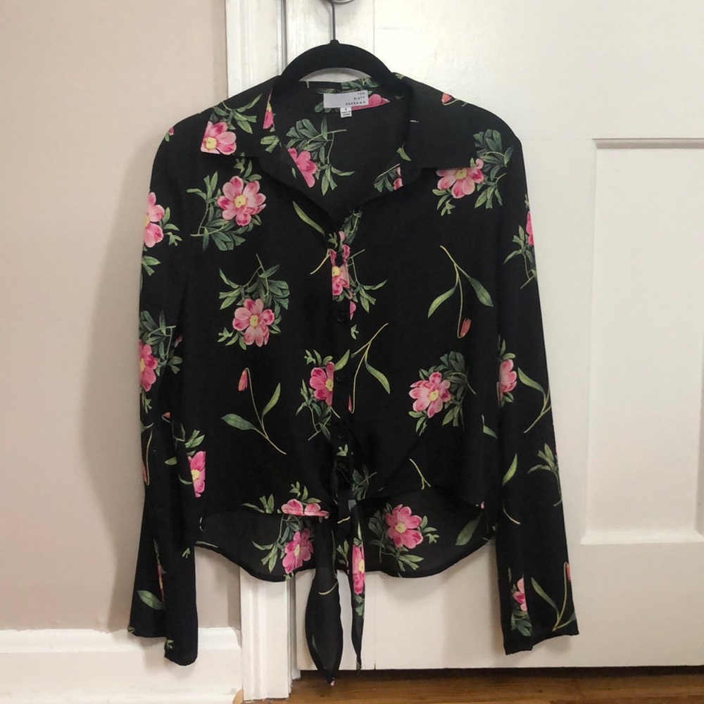 Nordstrom black blouse
